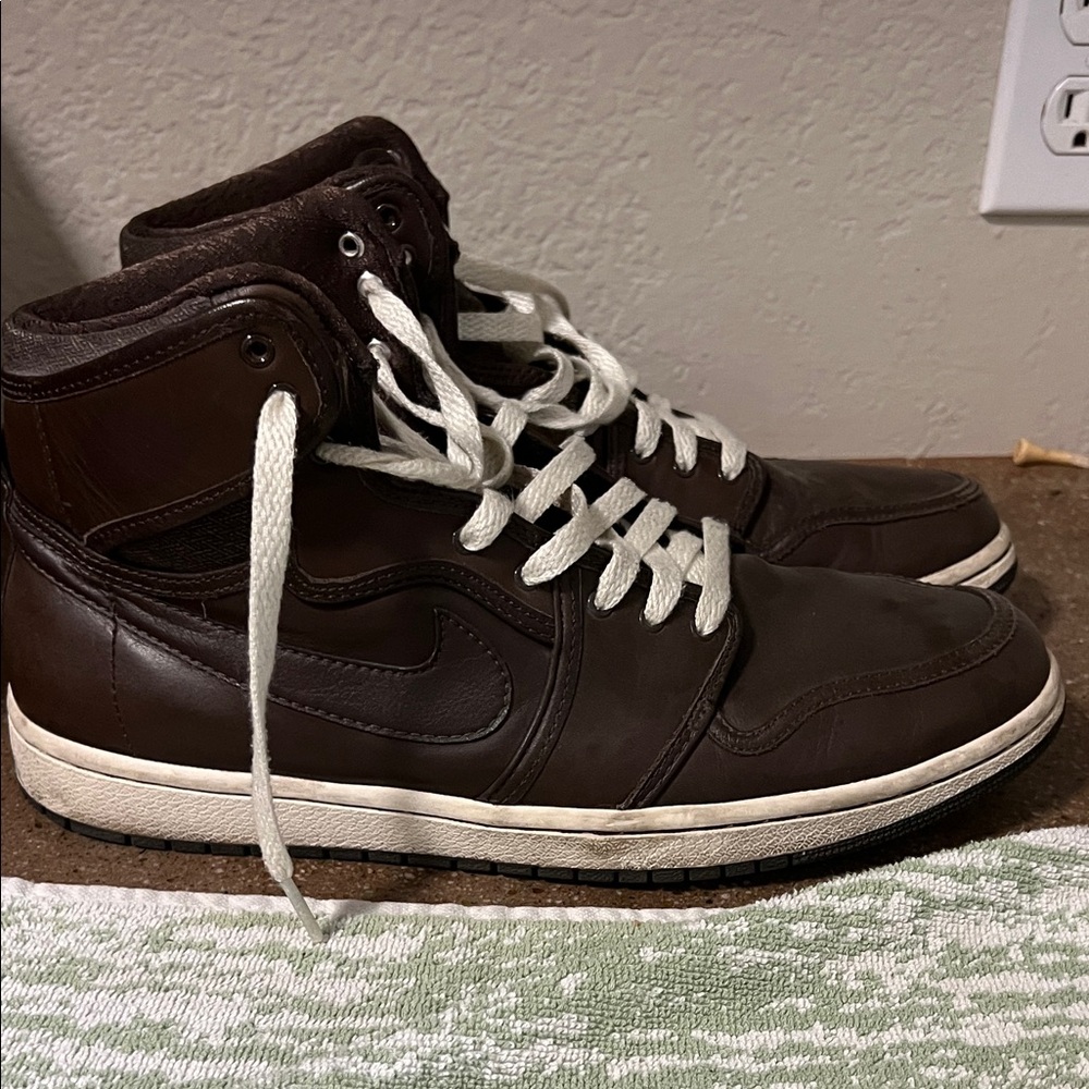 Men's NIKE Air Jordan 1 KO High Premium 'Dark Cinder' 10.5